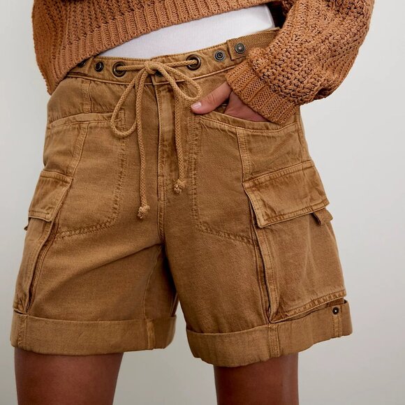 Free People Pants - Frankie Washed Shorts